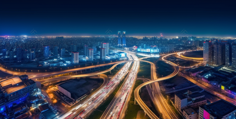 夜晚亮着车灯高速路上疾驰的车辆,高清,摄影图,摄影图片,图片大全,摄影图免费下载
